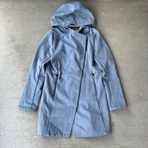 Mia Melon Vanessa Waterproof Cotton Jacket Women's M Blue Hooded Lined